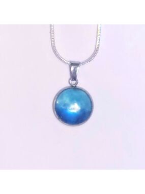 925 Sterling Silver Galaxy Nebula Necklace